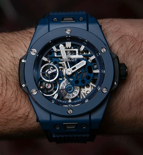 hublot black ceramic blue|Hublot big bang steel ceramic.